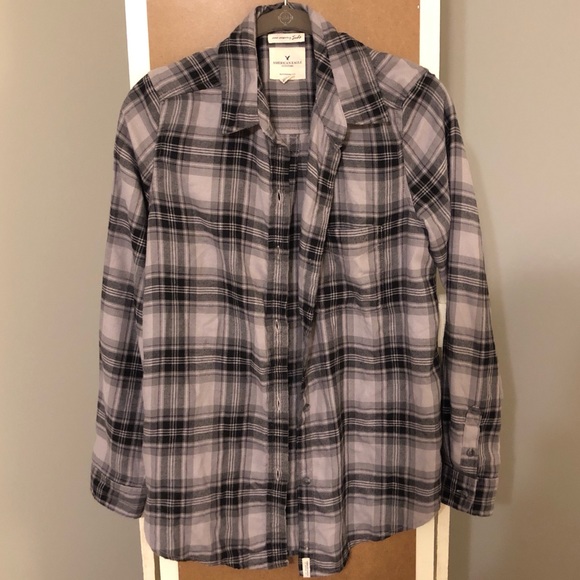 American Eagle Outfitters Tops - AE Soft Boyfriend Flannel